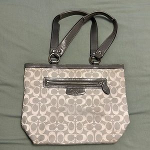 Silver Coach purse